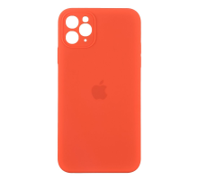 Чохол Silicone Case Квадратні Борти Full Camera iPhone 11 Pro Max orange PLS-00-00103398