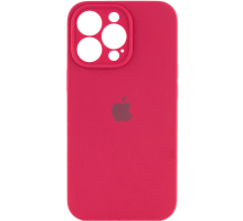 Чохол Silicone Case Full Camera Protective iPhone 14 Pro rose red PLS-00-00103351