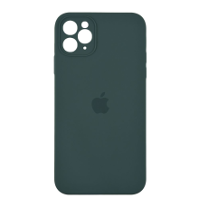 Чохол Silicone Case Квадратні Борти Full Camera iPhone 11 Pro Max pine green PLS-00-00103221
