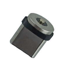 Магнітний адаптер круглий Magnetic Type-C black PLS-00-00139735