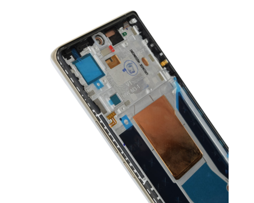 Дисплей Infinix Note 40 Pro 5G з сенсором та рамкою gold (Original Used) PLS-00-00157073