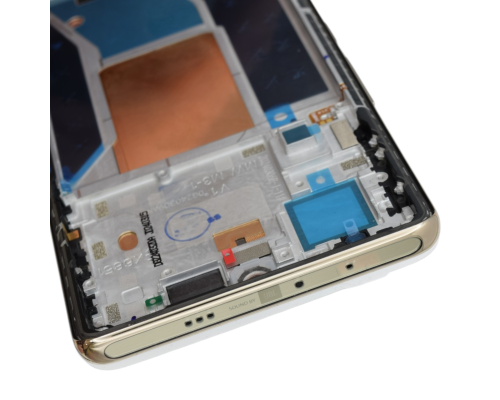 Дисплей Infinix Note 40 Pro 5G з сенсором та рамкою gold (Original Used) PLS-00-00157073