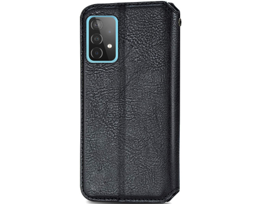 Чохол-книжка Leather Cubic Samsung A525 Galaxy A52 black PLS-00-00162910