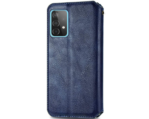 Чохол-книжка Leather Cubic Samsung A525 Galaxy A52 blue PLS-00-00162911