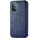 Чохол-книжка Leather Cubic Samsung A525 Galaxy A52 blue PLS-00-00162911