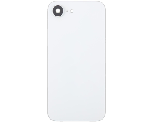Задня кришка для iPhone 16E зі склом камери white (OEM) PLS-00-00163669