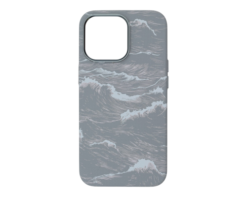 Чохол D Glory Ultra Slim with Magnetic для iPhone 12 Pro Max gray wave PLS-00-00166053