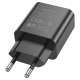 Зарядний пристрій Borofone BA71A 20W 3A 1USB-C black PLS-00-00110862