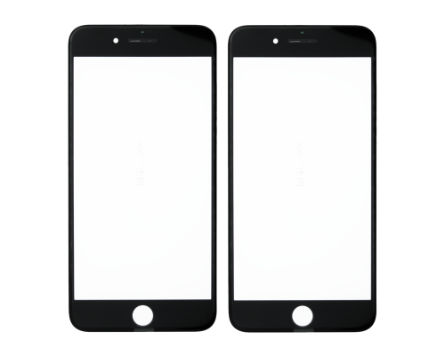 Скло дисплея iPhone 8 Plus з рамкою та OCA black SJ (2ШТ) (Original China) PLS-00-00101899
