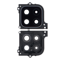 Скло камери Samsung A226 Galaxy A22 5G 2021 з рамкою black (Original) PLS-00-00100168