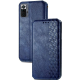 Чохол-книжка Leather Cubic Xiaomi Redmi Note 10 Pro blue PLS-00-00163074
