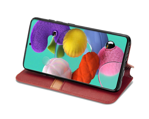 Чохол-книжка Leather Cubic Xiaomi Redmi 9C red PLS-00-00163053
