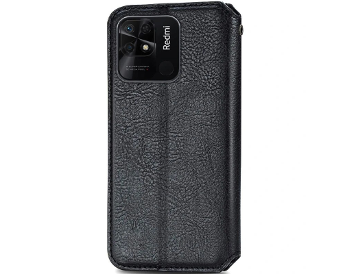Чохол-книжка Leather Cubic Xiaomi Redmi 10A black PLS-00-00163002