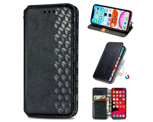 Чохол-книжка Leather Cubic Xiaomi Redmi 10A black PLS-00-00163002
