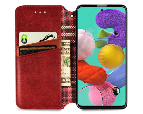 Чохол-книжка Leather Cubic Xiaomi Redmi 9C red PLS-00-00163053