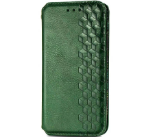 Чохол-книжка Leather Cubic Xiaomi Redmi Note 9 green PLS-00-00163124