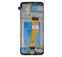 Дисплей Samsung A025G Galaxy A02s (2021) (163 х 72,5 мм) з сенсором та рамкою black (Brand Pack) PLS-00-00162332