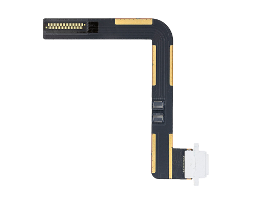 Шлейф iPad 5 Air з роз'ємом зарядки white PLS-00-00013580