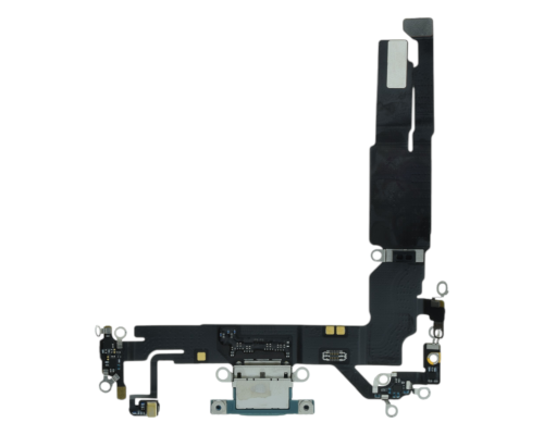 Шлейф iPhone 16 з роз'ємом зарядки teal (Original Used) PLS-00-00134010