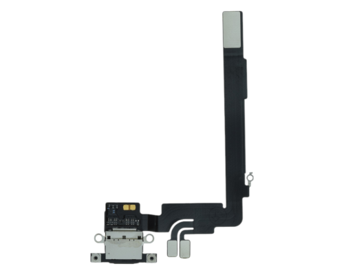 Шлейф iPhone 16 Pro Max з роз'ємом зарядки black titanium (Original Used) PLS-00-00133983