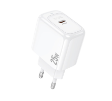 Зарядний пристрій Hoco CS53A 25W 3A 1USB-C white PLS-00-00145524