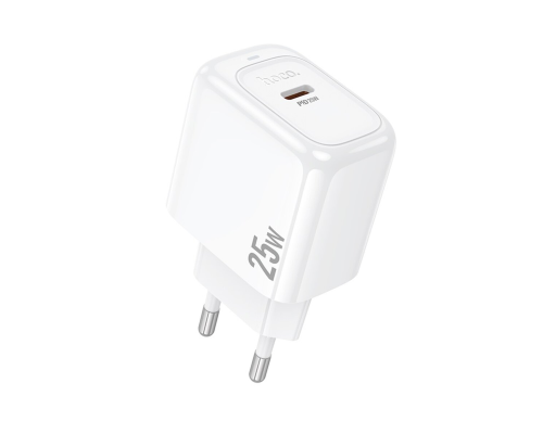 Зарядний пристрій Hoco CS53A 25W 3A 1USB-C white PLS-00-00145524