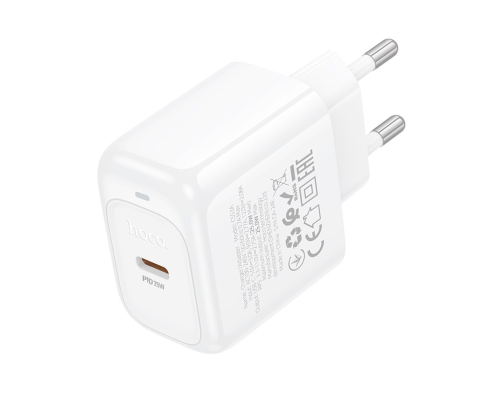 Зарядний пристрій Hoco CS53A 25W 3A 1USB-C white PLS-00-00145524