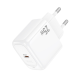 Зарядний пристрій Hoco CS53A 25W 3A 1USB-C white PLS-00-00145524