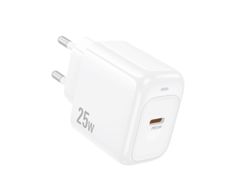 Зарядний пристрій Hoco CS53A 25W 3A 1USB-C white PLS-00-00145524