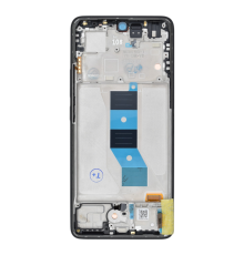 Дисплей Xiaomi Redmi Note 14 5G з сенсором та рамкою black (Original) PLS-00-00145255