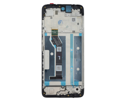 Дисплей Motorola XT2623 Moto G17 з сенсором та рамкою black (OEM) PLS-00-00160008