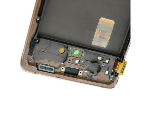 Дисплей Samsung G780 Galaxy S20 FE з сенсором та рамкою orange (Original) PLS-00-00058881