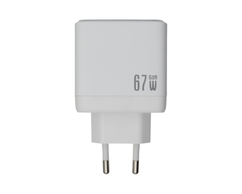 Зарядний пристрій Monoko MAC076 PD+QC3.0 67W USB-A+2USB-C white PLS-00-00121102