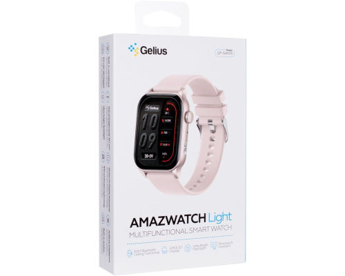 Смарт годинник Gelius Amazwatch Light GP-SW015 pink PLS-00-00161378