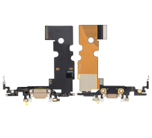 Шлейф iPhone 8 з роз'ємом зарядки gold (Original Used) PLS-00-00078998