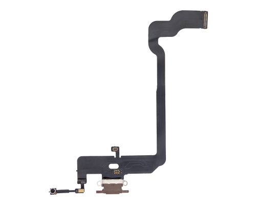 Шлейф iPhone XS з роз'ємом зарядки gold PLS-00-00037377