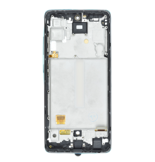 Дисплей Samsung A525 Galaxy A52 (2021) з сенсором та рамкою black (OLED) (Small size) PLS-00-00123185