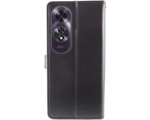 Чохол-книжка Leather GETMAN with card holder Oppo A60 black PLS-00-00148170