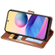 Чохол-книжка Leather GETMAN with card holder Xiaomi Redmi Note 14 Pro 4G brown PLS-00-00148416