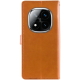 Чохол-книжка Leather GETMAN with card holder Xiaomi Redmi Note 14 Pro 4G brown PLS-00-00148416