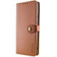 Чохол-книжка Leather GETMAN with card holder Xiaomi Redmi Note 14 Pro 4G brown PLS-00-00148416