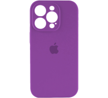 Чохол Silicone Case Full Camera Protective iPhone 15 Pro purple PLS-00-00116477