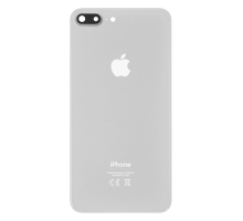 Задня кришка iPhone 8 Plus зі склом камери silver (Original China) PLS-00-00046586