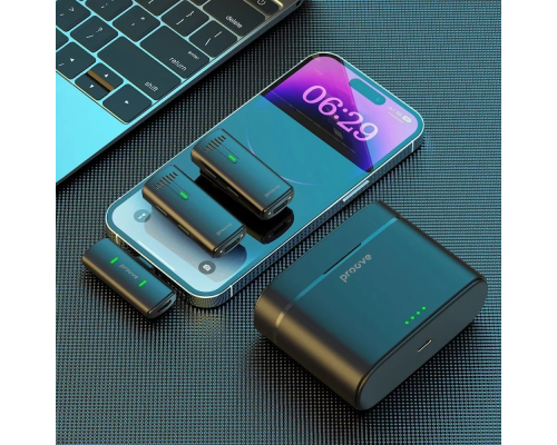 Мікрофон петличний бездротовий Proove Demo Lightning black PLS-00-00141557