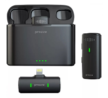 Мікрофон петличний бездротовий Proove Demo Lightning black PLS-00-00141557