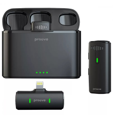Мікрофон петличний бездротовий Proove Demo Lightning black PLS-00-00141557