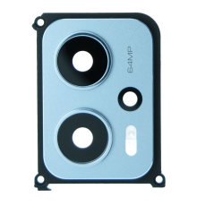 Скло камери Xiaomi Poco X4 GT з рамкою blue PLS-00-00107401