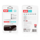 Зарядний пристрій XO L65 12W 2.4A 2USB-A з кабелем A-L white PLS-00-00155302