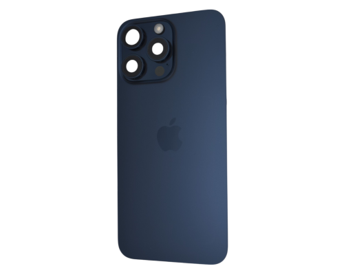 Задня кришка iPhone 15 Pro Max зі склом камери blue (Original) PLS-00-00125437