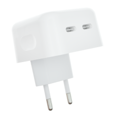 Зарядний пристрій Apple 35W 2USB-C (NO LOGO) white PLS-00-00114812